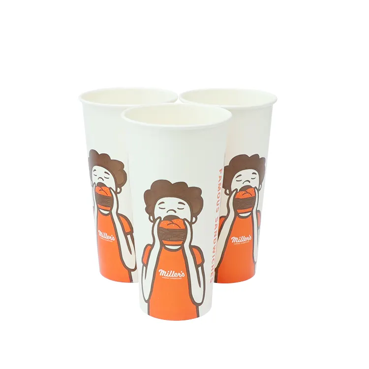 Double PE Coated Cold Drink Paper Cup