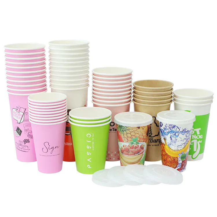 Double PE Coated Cold Drink Paper Cup