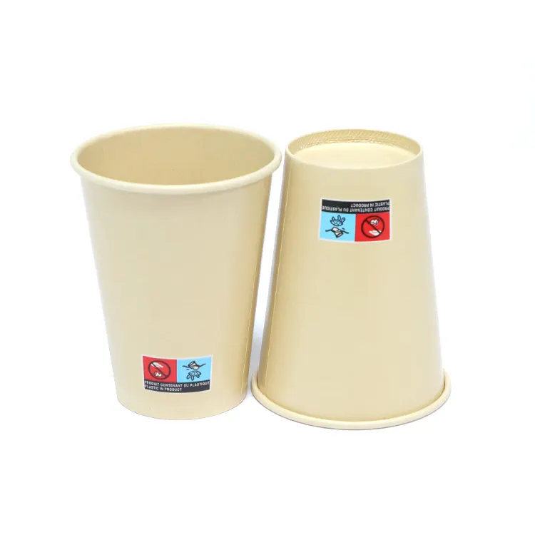 Custom Bamboo Paper Hot Cups Paper Cold Cups With Logo