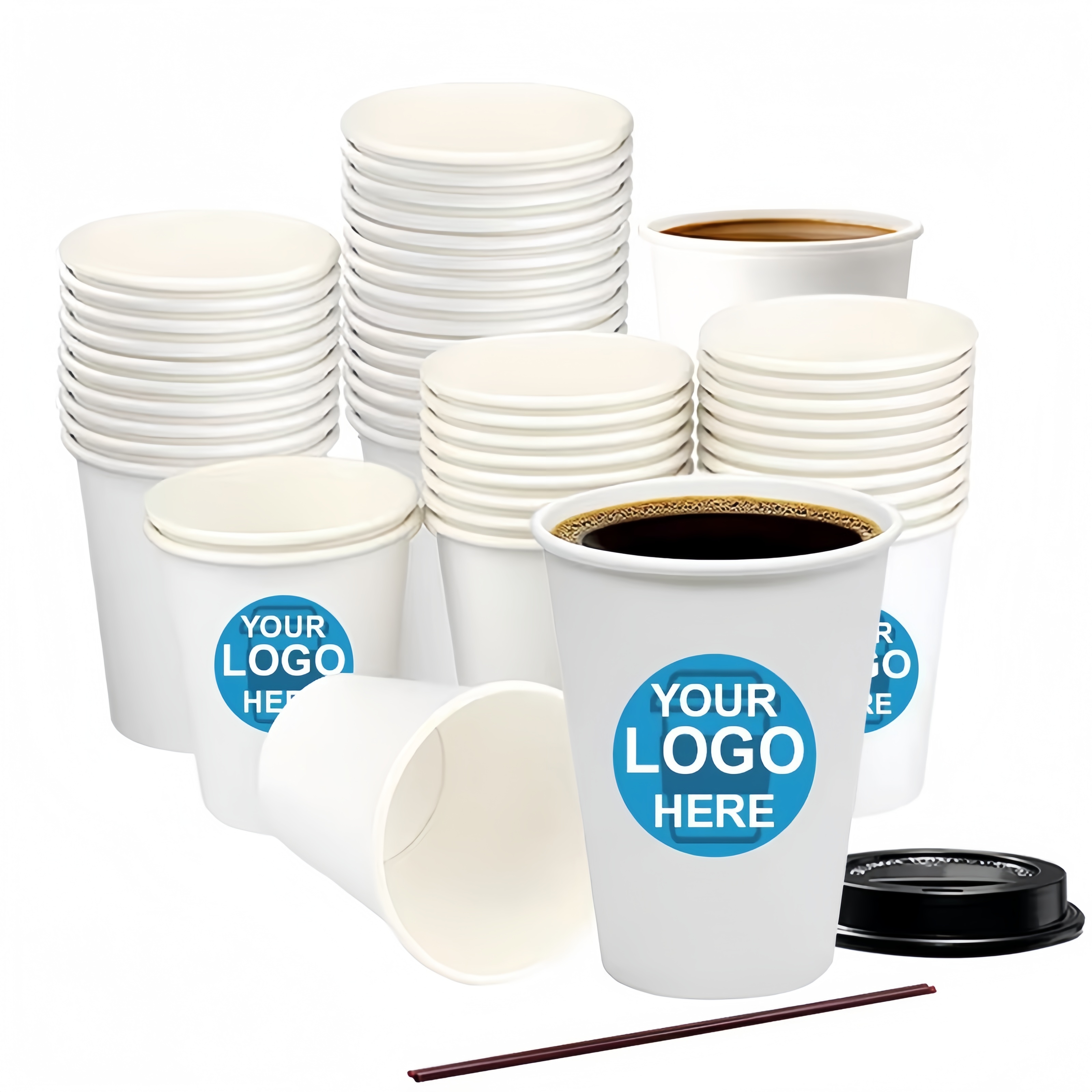 Custom Water Based Coating Disposable Paper Cup