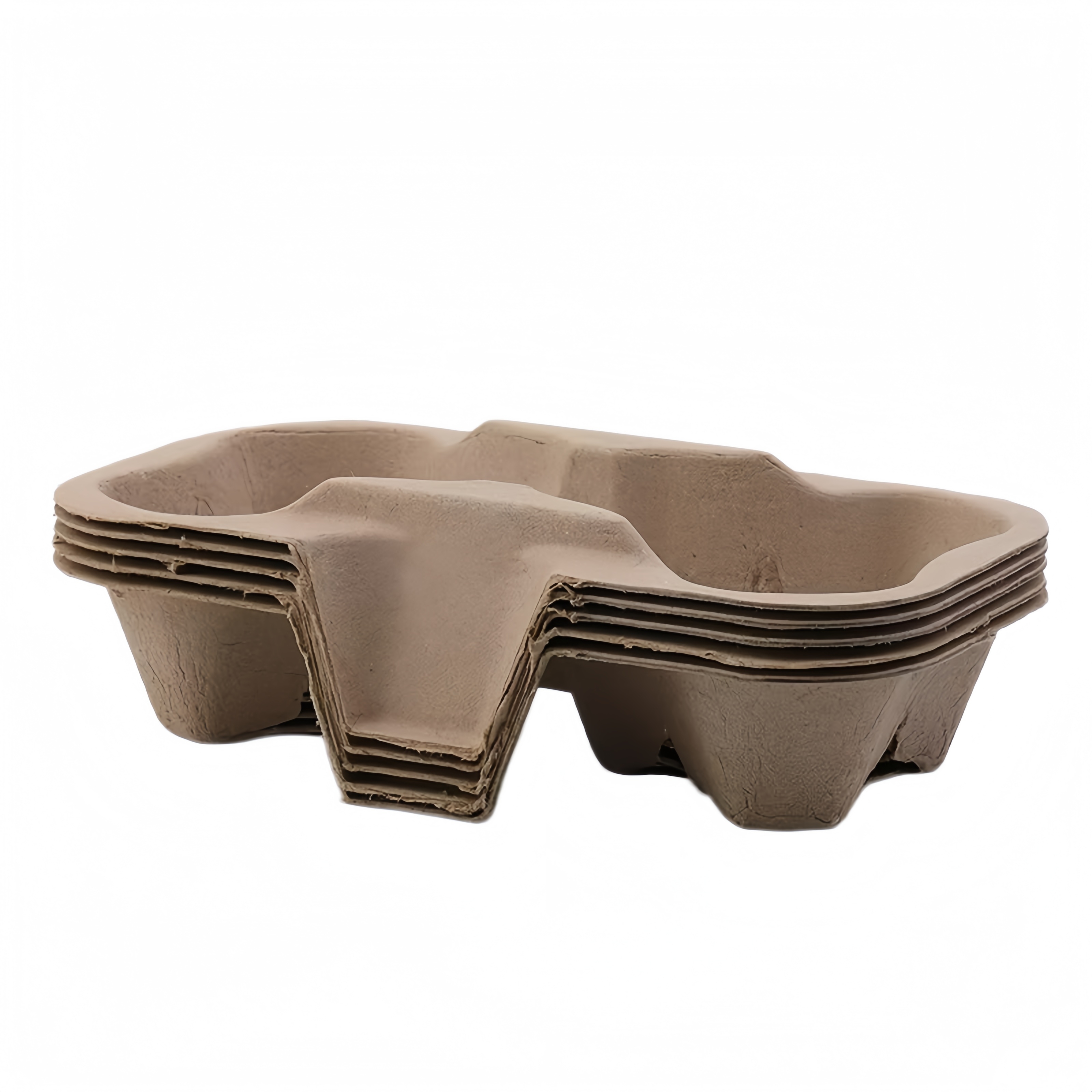 M2 Eco-friendly Pulp Molded Drink Carrier Tray